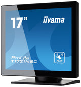 iiyama ProLite T1721MSC-B2 computerskærm 43,2 cm (17") 1280 x 1024 pixel SXGA LED Berøringsskærm Bordplade Sort