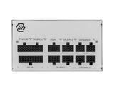 MSI MAG A850GL PCIE5 WHITE enhed til strømforsyning 850 W 20+4 pin ATX ATX Hvid