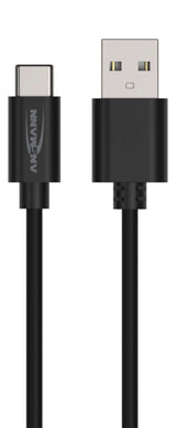 Ansmann 1700-0130 USB-kabel 1 m USB A USB C 0,48 Gbit/sek. Sort