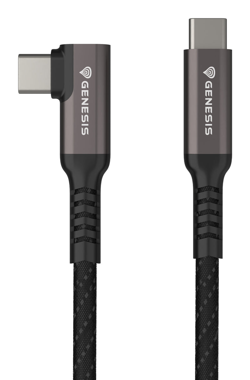 GENESIS NVC-2219 USB-kabel USB 3.2 Gen 2 (3.1 Gen 2) 5 m USB C 10 Gbit/sek. Sort, Grå