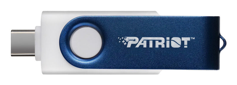 Patriot Memory Xporter X550 USB-nøgle 64 GB USB Type-A / USB Type-C 3.2 Gen 1 (3.1 Gen 1) Blå, Hvid