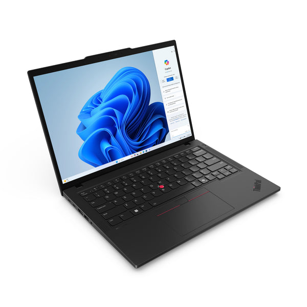 Lenovo ThinkPad T14 Gen 5 (Intel) Intel Core Ultra 5 135U Laptop 35,6 cm (14") Berøringsskærm WUXGA 16 GB DDR5-SDRAM 256 GB SSD Wi-Fi 6E (802.11ax) Windows 11 Pro Tysk Sort