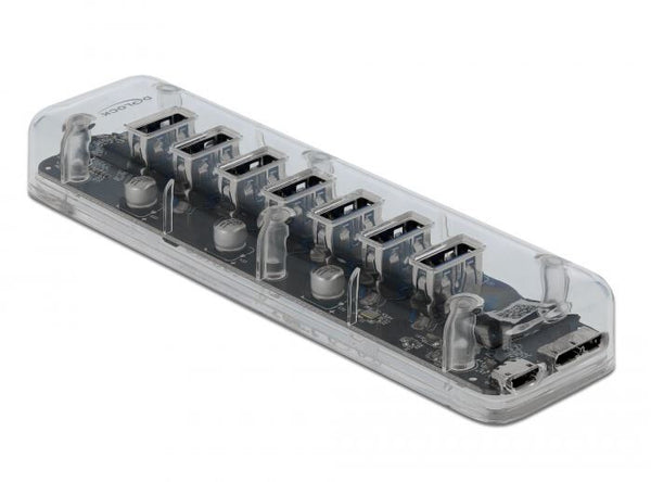 DeLOCK 64088 interface hub USB 3.2 Gen 1 (3.1 Gen 1) Micro-B 5000 Mbit/s Transparent