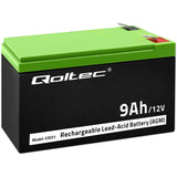 Qoltec 53031 UPS batteri Blybatterier (VRLA) 12 V 9 At