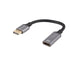 Lanberg AD-DP-HD-04 videokabel adapter 0,2 m DisplayPort HDMI Sølv, Sort