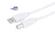Prokord USB-0026 USB-kabel USB 2.0 2 m USB A USB B Hvid