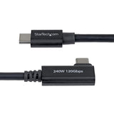 StarTech.com TBLT5MM80CM240WRA Thunderbolt kabel 0,8 m 80 Gbit/sek. Sort