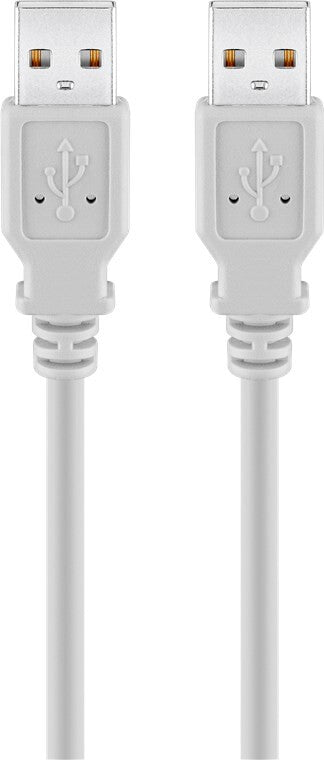 Goobay 93376 USB-kabel USB 2.0 3 m USB A 0,48 Gbit/sek. Grå