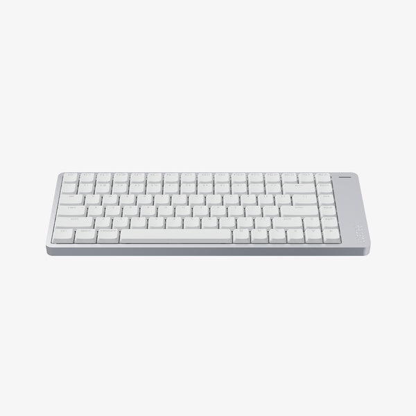 Lofree Flow 2 84 tastatur Universel USB + RF Wireless + Bluetooth QWERTY Hvid, Sølv
