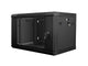 Lanberg WF01-6406-10B stativ 6U Vægmonteret stativ Sort