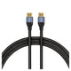 Savio CL-211 DisplayPort kabel 3 m Sort