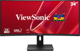 Viewsonic VA VA3420C-2 computerskærm 86,4 cm (34") 3440 x 1440 pixel UltraWide Quad HD LED Sort