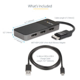 StarTech.com MST14DP123DP video-splitter DisplayPort 3x DisplayPort