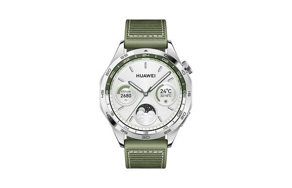 Huawei WATCH GT 4 3,63 cm (1.43") AMOLED 46 mm Digital 466 x 466 pixel Rustfrit stål Wi-Fi GPS (satellit)