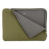 Mobilis 049020 taske og etui til laptop 36,1 cm (14.2") Mappe Grøn, Grå