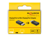 DeLOCK 61074 kabel kønsskifter mini DisplayPort DisplayPort Sort