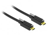 DeLOCK 84138 USB-kabel USB 3.2 Gen 2 (3.1 Gen 2) 2 m USB C 10 Gbit/sek. Sort