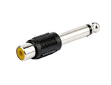 Prokord AUDIO-0007 kabel kønsskifter 6.3 mm RCA Sort