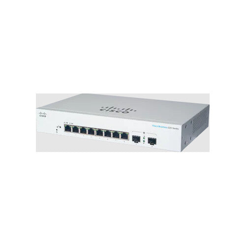 Cisco CBS220-8T-E-2G Administreret L2 Gigabit Ethernet (10/100/1000) 1U Hvid