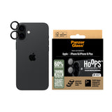 PanzerGlass ® Hoops® Kameralinsebeskytter Sort iPhone 16 | 16 Plus