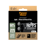 PanzerGlass ® Hoops® Kameralinsebeskytter Sort iPhone 16 | 16 Plus