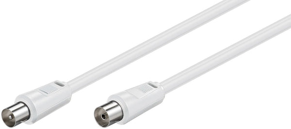Goobay 50717 koaxial kabel 1,5 m Koaksial Hvid