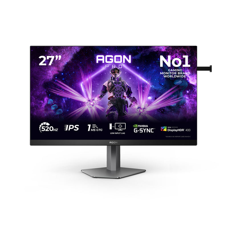 AOC G2 AG276FK computerskærm 68,6 cm (27") 1920 x 1080 pixel Fuld HD LED Sort, Grå