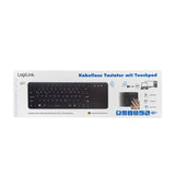 2Direct ID0188 tastatur Hjemme/kontor RF trådløst QWERTZ Tysk Sort
