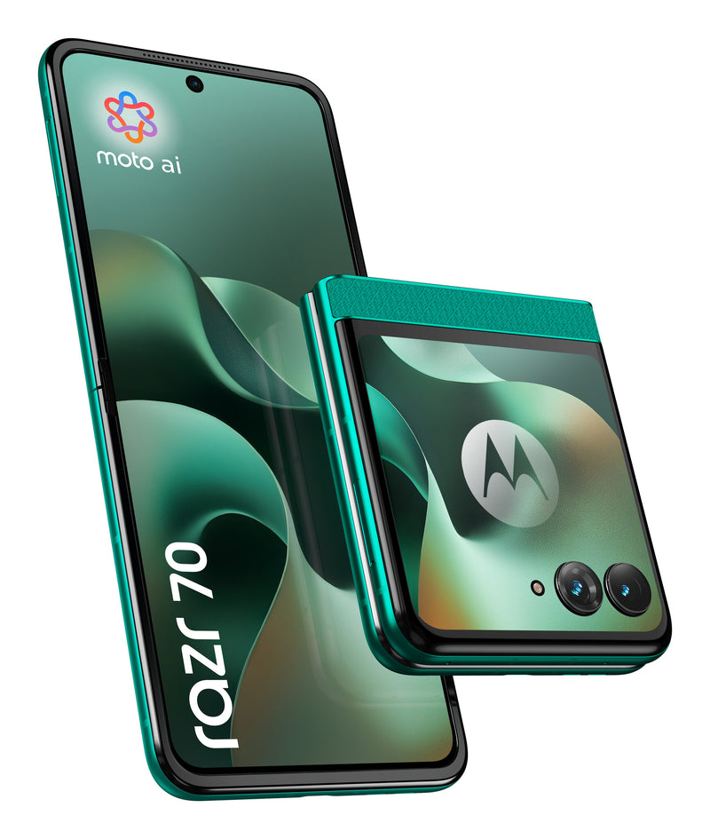 Motorola razr 70 17,5 cm (6.9") Dual SIM Android 16.0 5G USB Type-C 8 GB 256 GB 4800 mAh Mørkegrøn