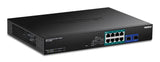 Trendnet TPE-1020SB netværksswitch Ikke administreret Gigabit Ethernet (10/100/1000) Strøm over Ethernet (PoE) 1U