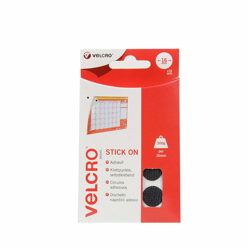 Velcro VEL-EC60228 lynlås Sort 16 stk