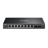 TP-Link ES210X-M2 netværksswitch Administreret 2.5G Ethernet (100/1000/2500) Bord-/vægmontering Sort