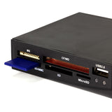LogiLink CR0012 kortlæser USB 2.0 Intern Sort