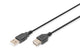 Digitus AK-300200-030-S USB-kabel USB 2.0 3 m USB A 0,48 Gbit/sek. Sort