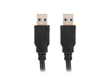 Lanberg CA-USBA-30CU-0010-BK USB-kabel USB 3.2 Gen 1 (3.1 Gen 1) 1 m 5 Gbit/sek. Sort