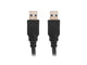 Lanberg CA-USBA-30CU-0018-BK USB-kabel USB 3.2 Gen 1 (3.1 Gen 1) 1,8 m 5 Gbit/sek. Sort