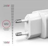 Axagon ACU-PD30W wall charger 1x QC3.0/AFC/FCP/PD type-C 30W white Mobiltelefon, Smartphone, SmartWatch, Tablet, Universel Hvid Vekselstrøm Hurtig opladning Indendørs