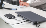 Manhattan 190398 dockingstation Ledningsført USB 3.2 Gen 1 (3.1 Gen 1) Type-C Grå