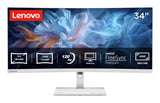 Lenovo L34W-4C computerskærm 86,4 cm (34") 3440 x 1440 pixel UltraWide Quad HD LED Grå