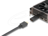 DeLOCK 61086 kabel kønsskifter DisplayPort HDMI Sort