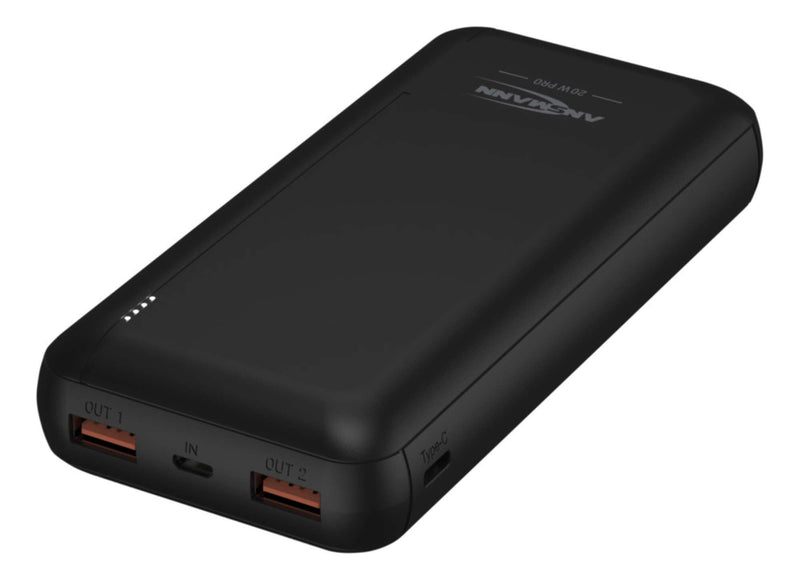 Ansmann PB320PD Lithium polymer (LiPo) 20000 mAh Sort