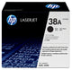 HP 38A Black Original LaserJet Toner Cartridge tonerpatron 1 stk Sort