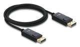 DeLOCK 81672 DisplayPort kabel 2 m Sort