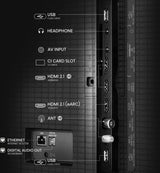 Hisense A7Q 65A7Q 165,1 cm (65") 4K Ultra HD Smart TV Wi-Fi Sort 400 cd/m²