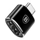 Baseus CATOTG-01 kabel kønsskifter Sort