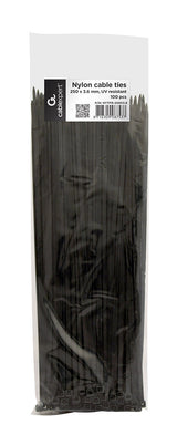 Gembird NYTFR-250X3.6 kabelsamler Nylon Sort 100 stk