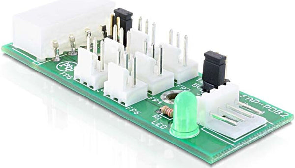 DeLOCK Distribution Board 6x fan 5V/12V interface-kort/adapter