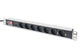 Digitus DN-95403 overspændingsbeskytter Sort 7 AC stikkontakt(er) 250 V 2 m
