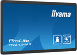 iiyama TW2424AS-B1 skilte display Digital fladpaneldisplay 60,5 cm (23.8") Wi-Fi 250 cd/m² 4K Ultra HD Sort Berøringsskærm Indbygget processer Android 24/7