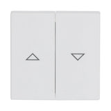 Busch-Jaeger 2CKA001751A3022 kontaktplade & kontakthætte Hvid